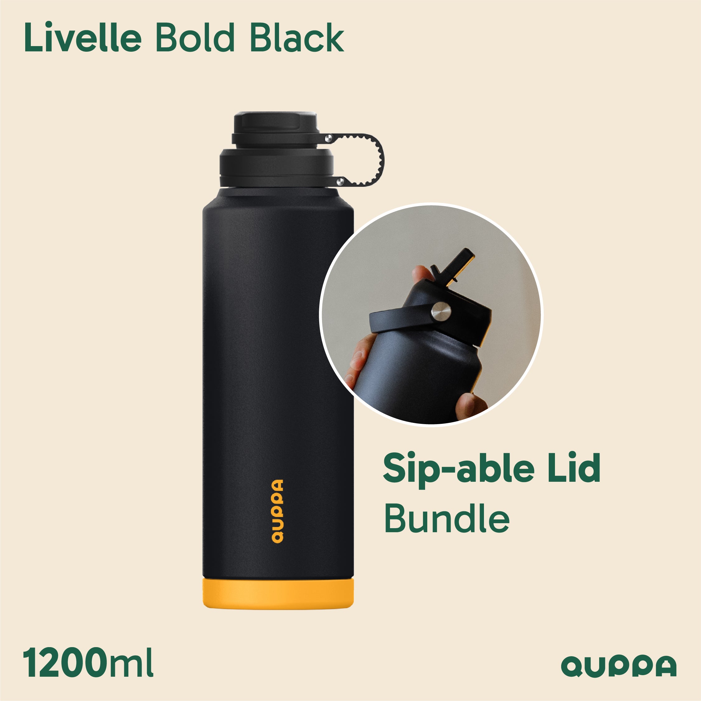 Quppa Livelle Bottle 1200ml 247 Series